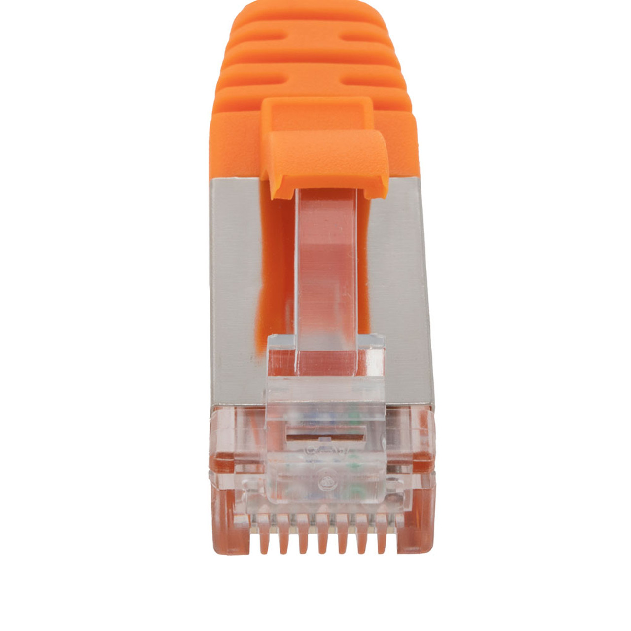 Ethernet Patch Cable CAT6A, S/FTP, 26AWG,  2 Ft,  5 pack, Orange