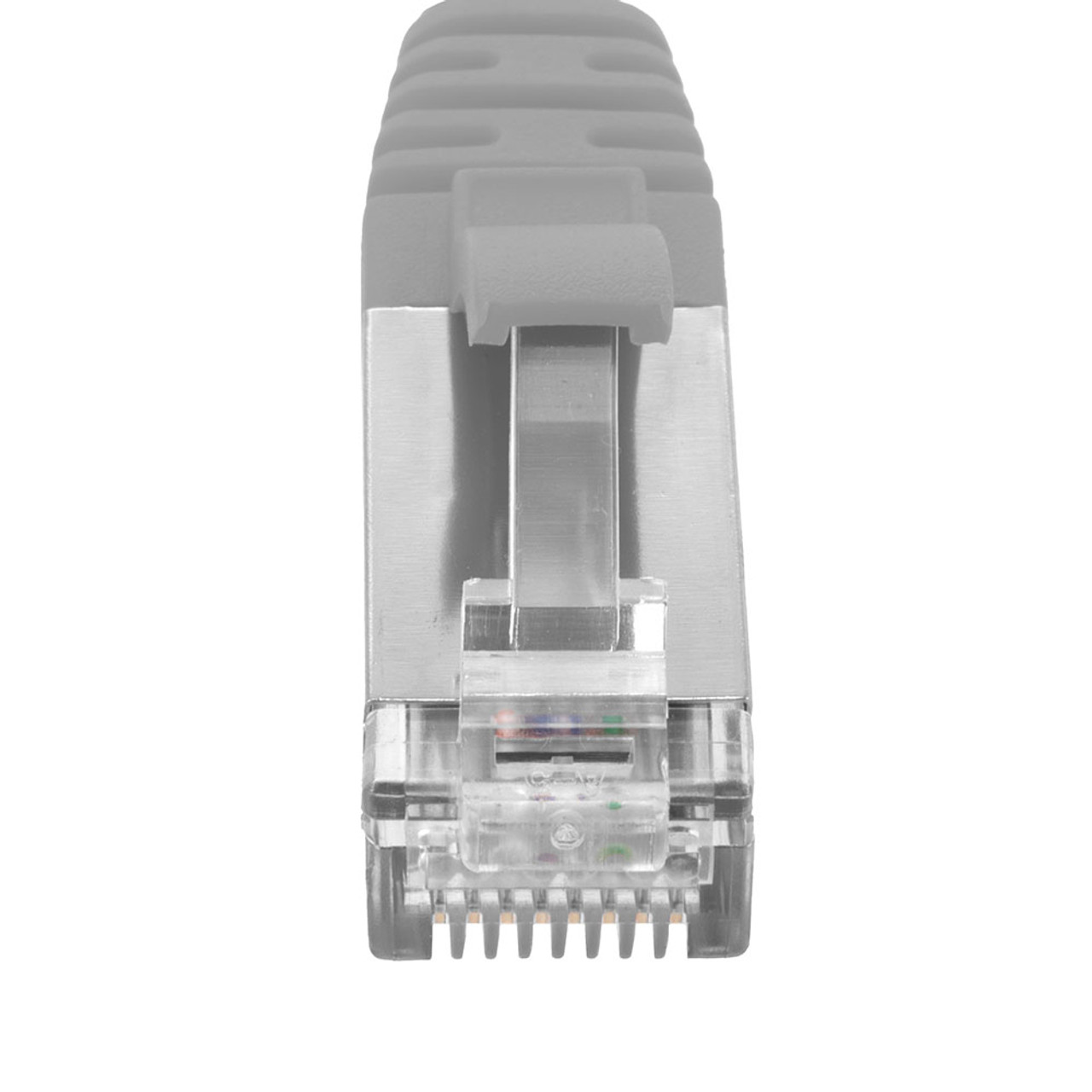 Ethernet Patch Cable CAT6A, S/FTP, 26AWG, 5 Ft,  5 pack, Gray