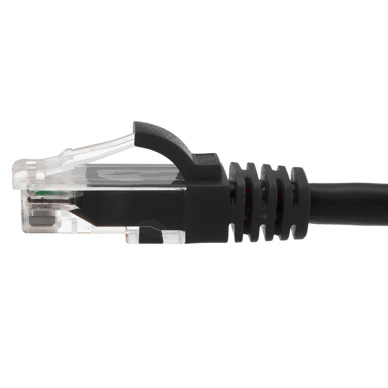 Ethernet Patch Cable CAT6A, UTP, 24AWG, 1 Ft,  10 pack, Black