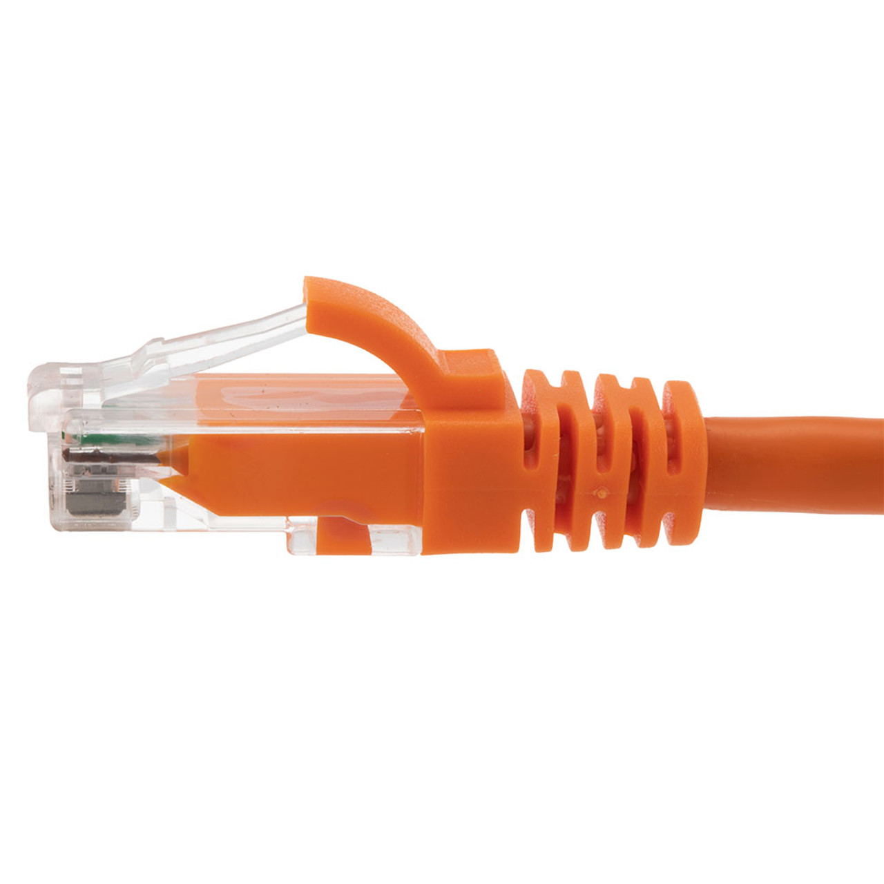 Ethernet Patch Cable CAT6A, UTP, 24AWG, 1 Ft,  10 pack, Orange