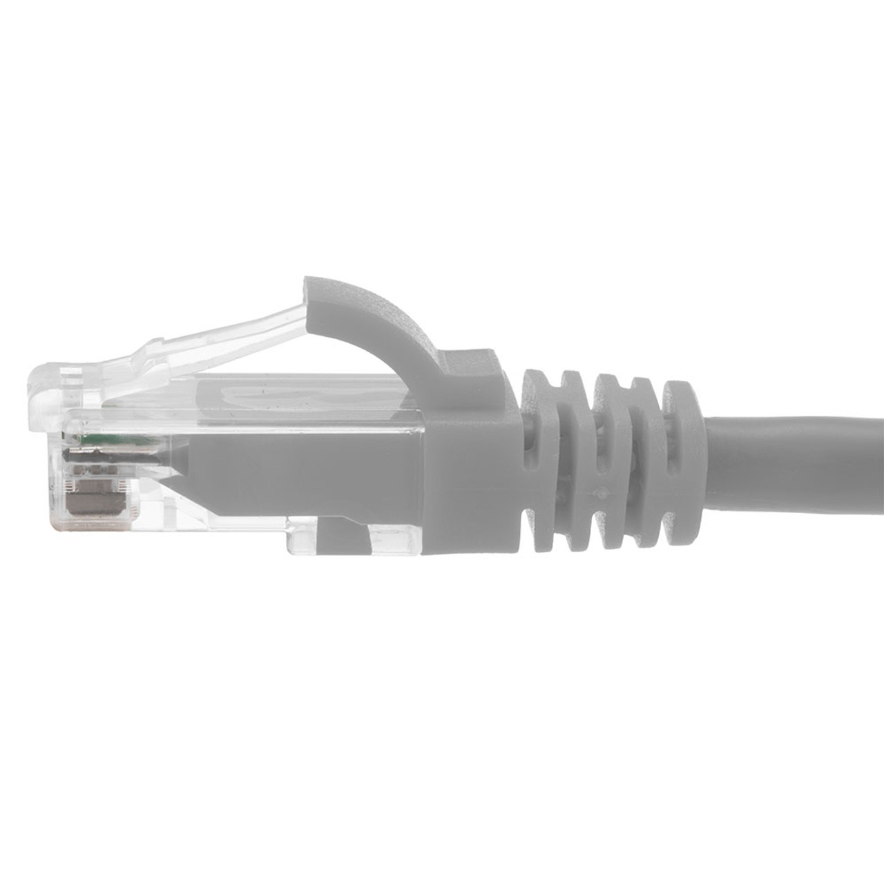 Ethernet Patch Cable CAT6A, UTP, 24AWG,  10 Ft,  10 pack, Gray