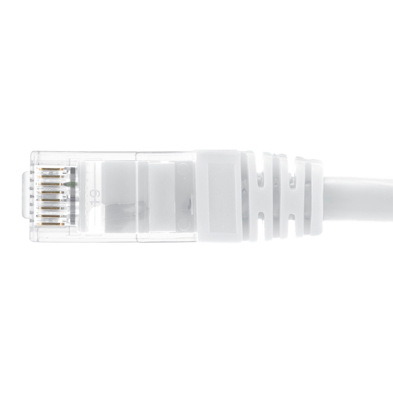 Ethernet Patch Cable CAT6A, UTP, 24AWG,  10 Ft,  10 pack, White