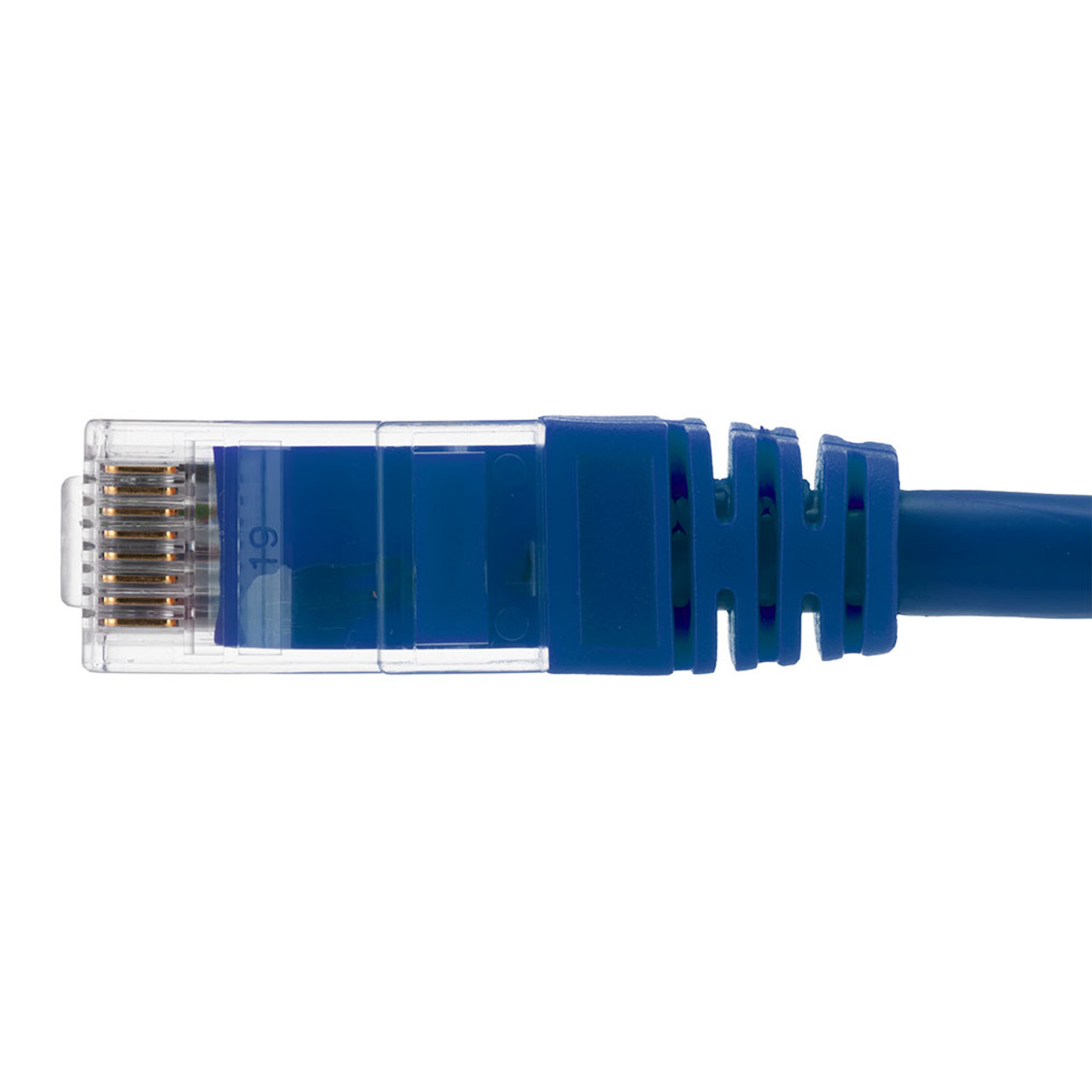 Ethernet Patch Cable CAT6A, UTP, 24AWG, 3 Ft,  10 pack, Blue