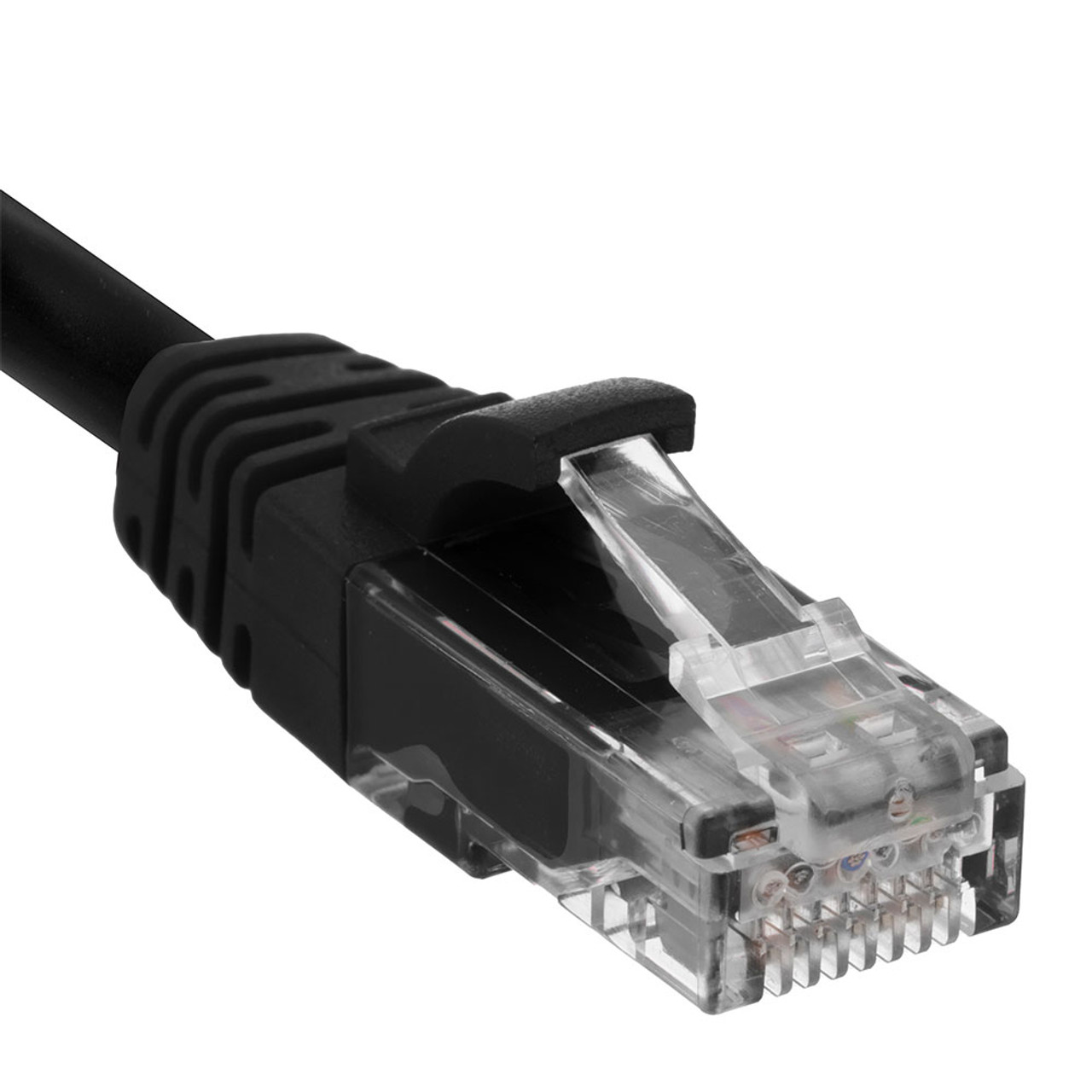 Ethernet Patch Cable CAT6A, UTP, 24AWG, 5 Ft,  10 pack, Black