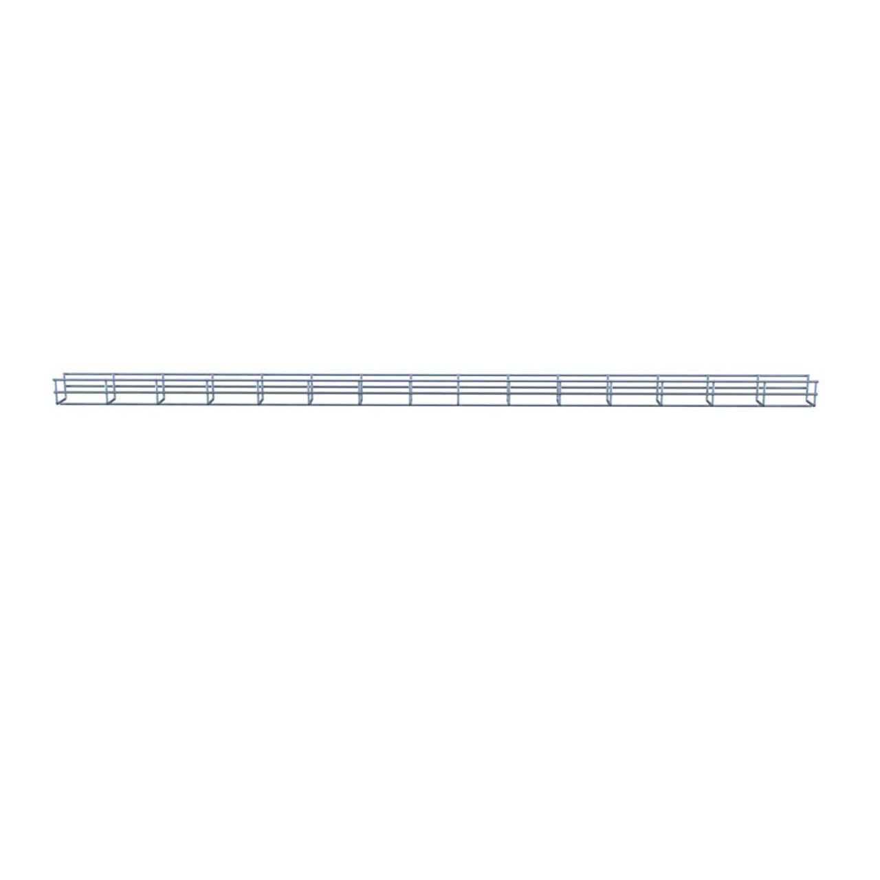 NavePoint Electro Zinc Plated Wire Mesh Cable Tray, 1.97"W x 1.97"D x 59.06"L , 2 Pack