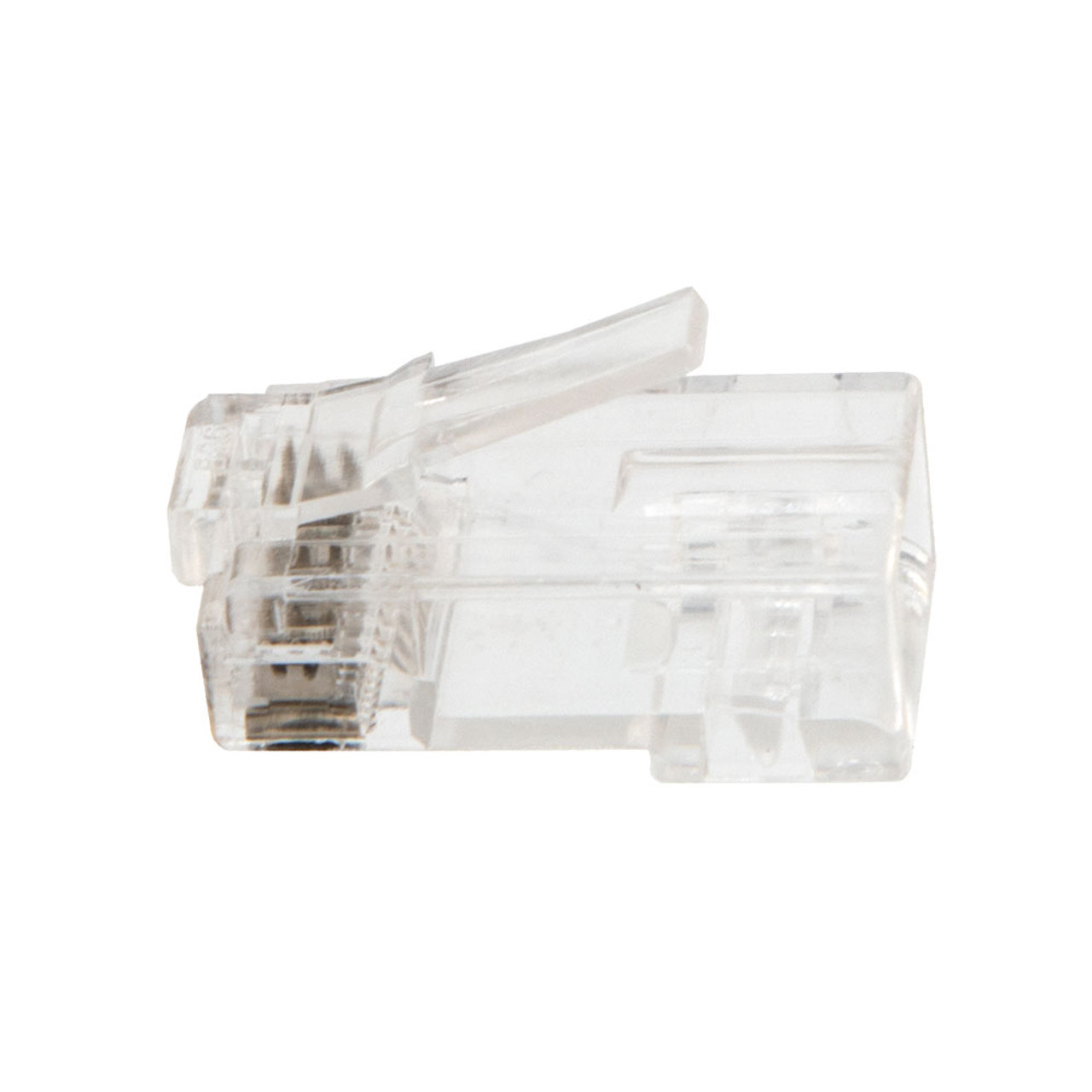 CAT6A UTP Ethernet RJ45 Plug, 100 pack, C6A-8P8C, CE Compliance 100-Pack:  Cat6A Keystones