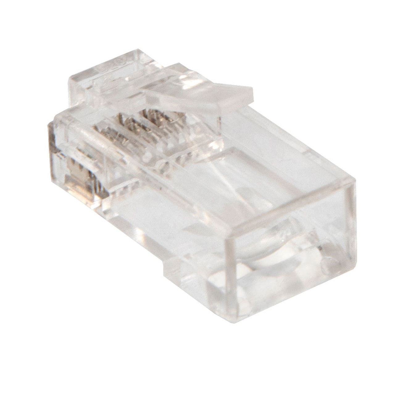 CAT6A UTP Ethernet RJ45 Plug, 100 pack, C6A-8P8C, CE Compliance 100-Pack:  Cat6A Keystones