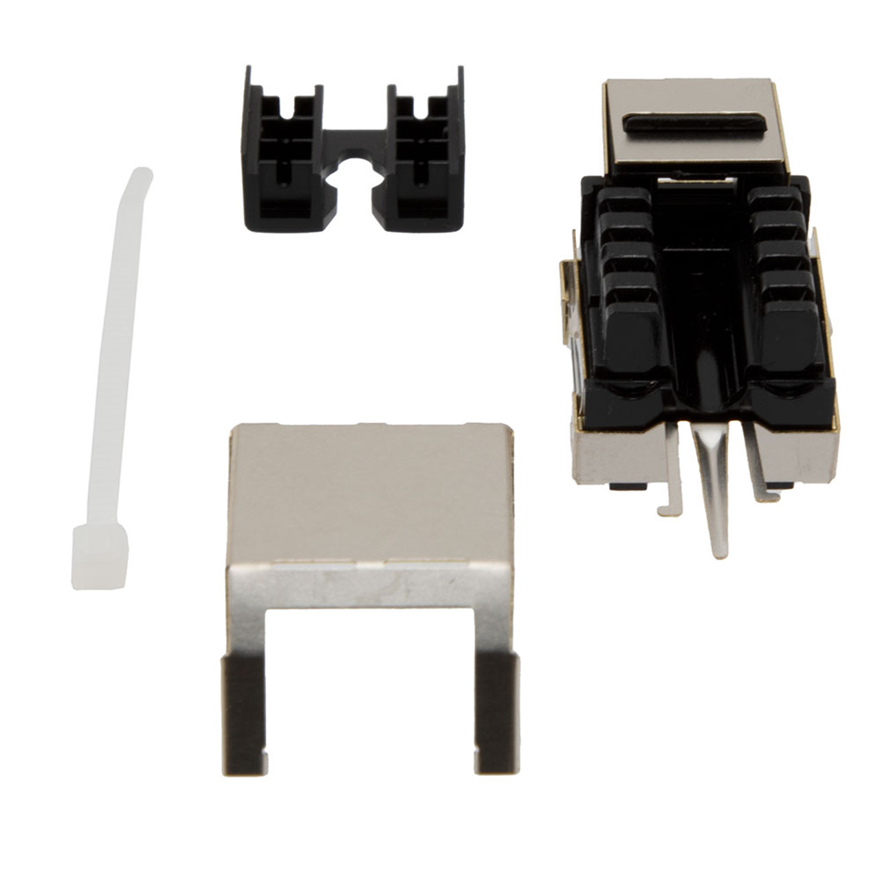 SHE6点 Cat6 Shielded Component Level 90 Degree Toolless and 110
