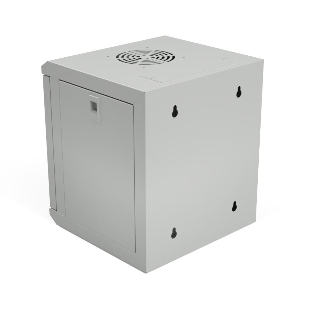 11.8 in Wall Mount Network Cabinet, 6U, Perforated, Gray