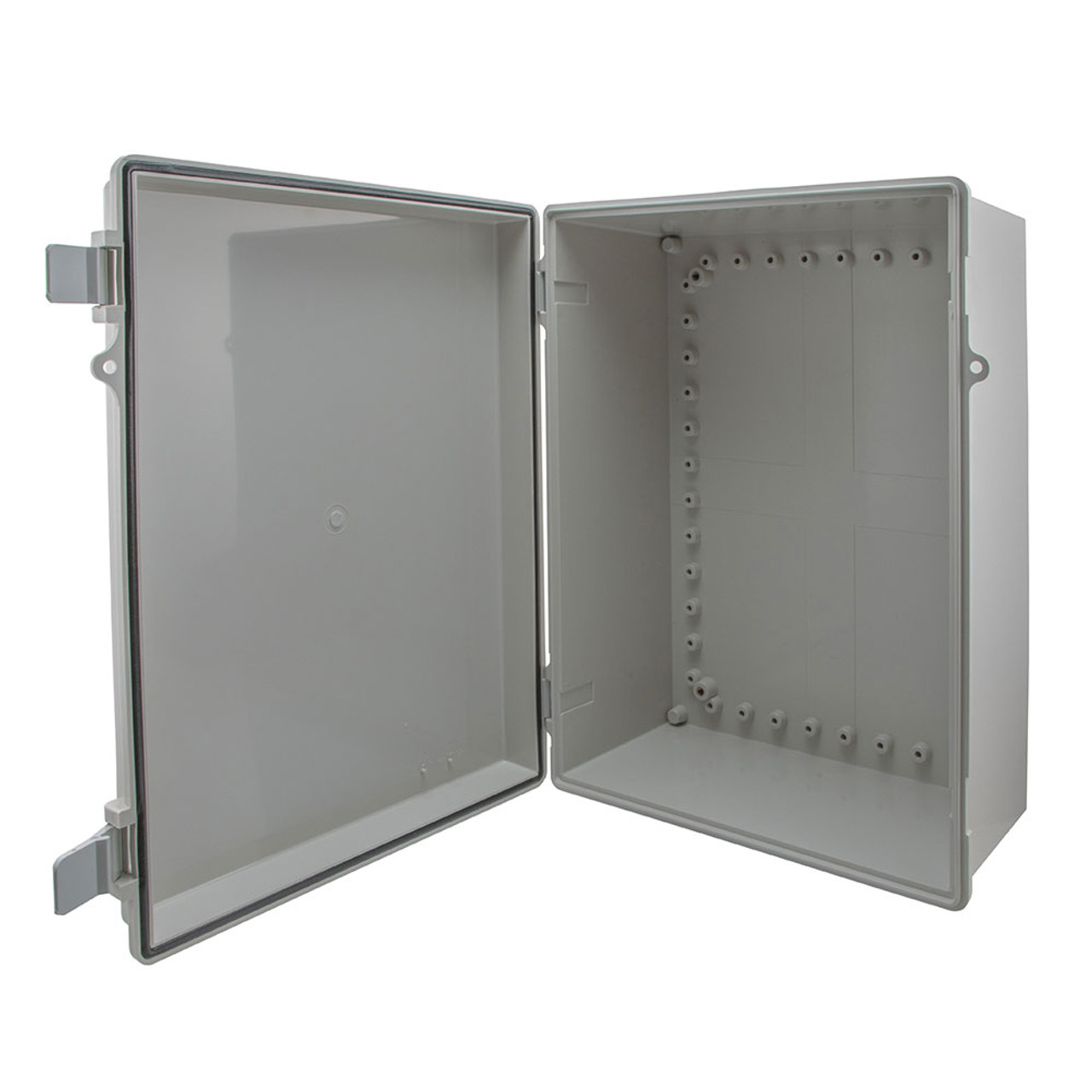 14x10x06 ABS Plastic Weatherproof Indoor/Outdoor IP66 NEMA 4 Enclosure, Gray (Enclosure Only)