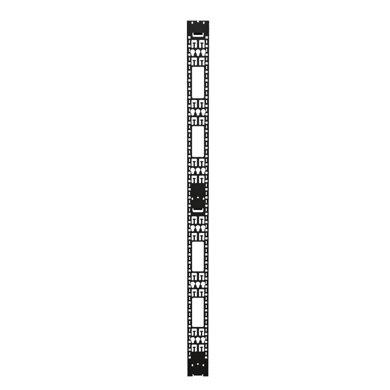 42U Vertical Cable Management Rail, Rack Mount, 0.82 x 4.6 x 76