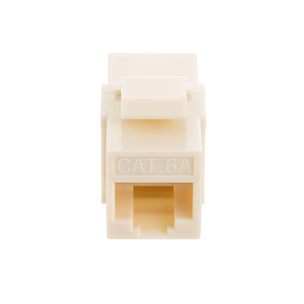 CAT6A UTP Inline Keystone Coupler, 10 pack, Ivory