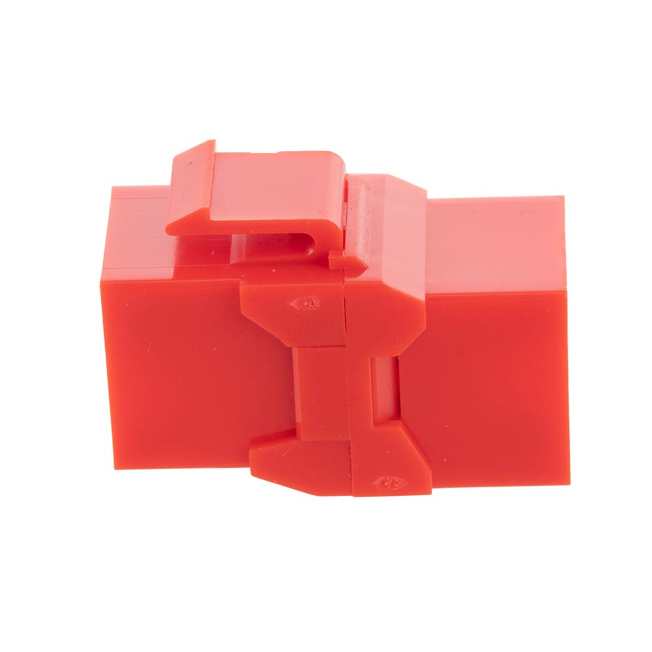 CAT6A UTP Inline Keystone Coupler, 15 pack, Red