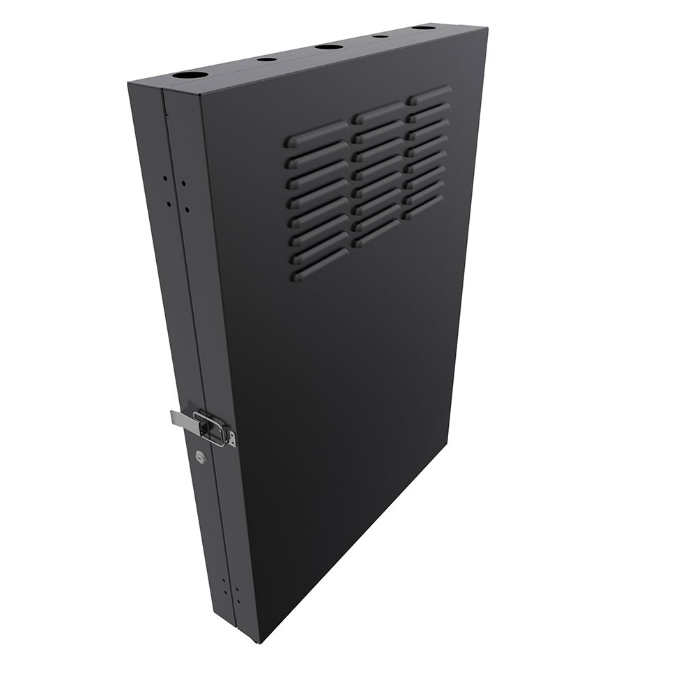 NavePoint2U Vertical Wall Mount Enclosure, 28 inch to 27.5 depth