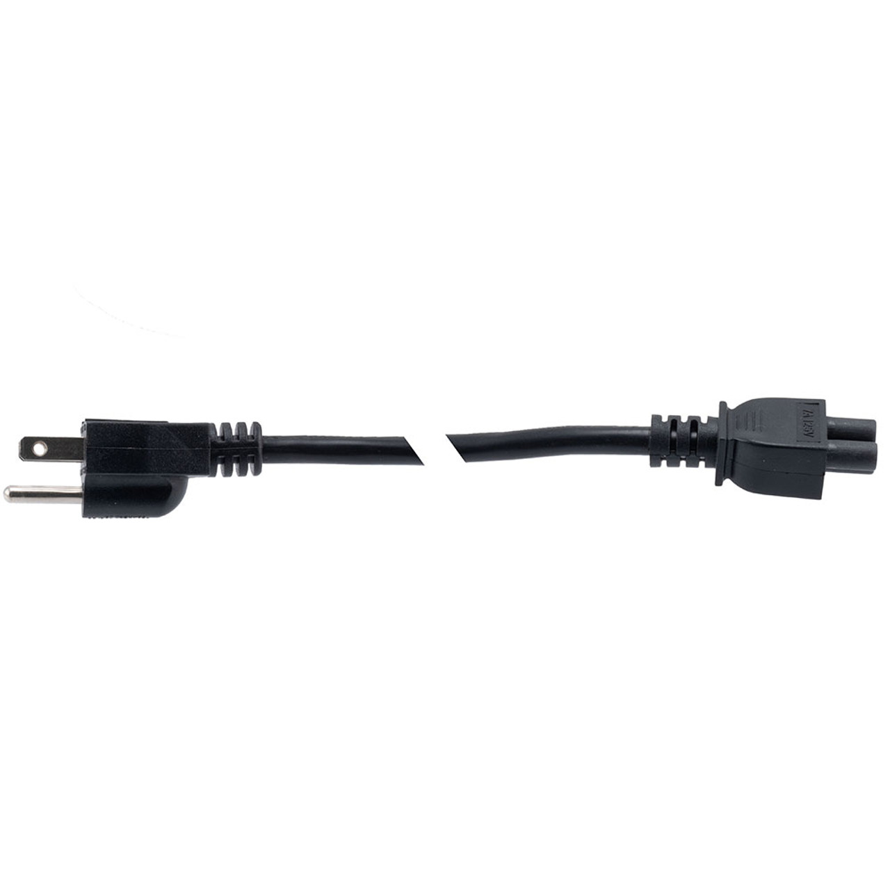 Laptop Power Cord- NEMA 5-15P to C5-10 Amp, 4FT