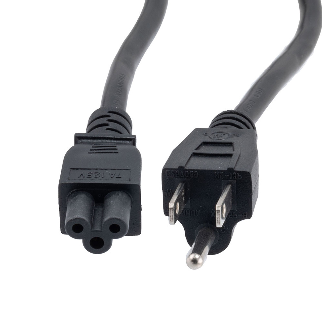 Laptop Power Cord- NEMA 5-15P to C5-10 Amp,15 FT