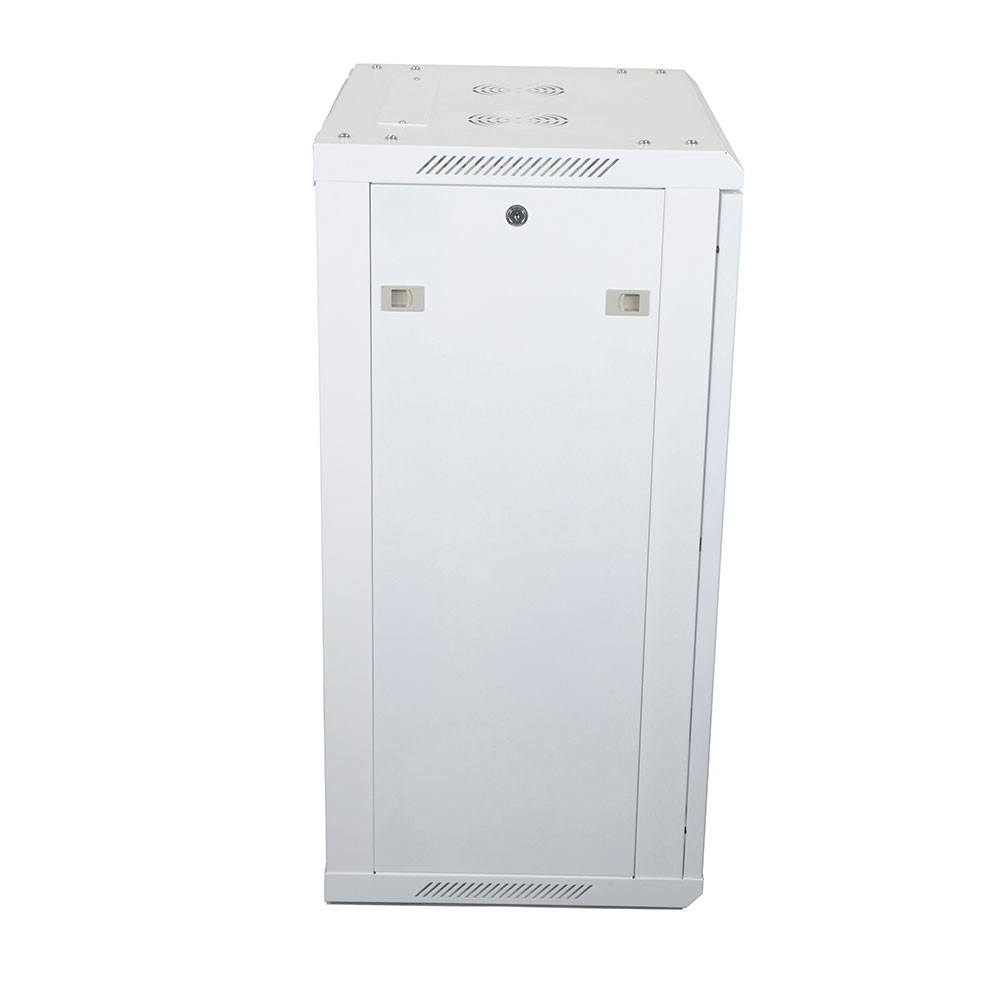 NavePoint 19-inch Wide Networking Cabinet, 18U, 17 Inches Deep, White