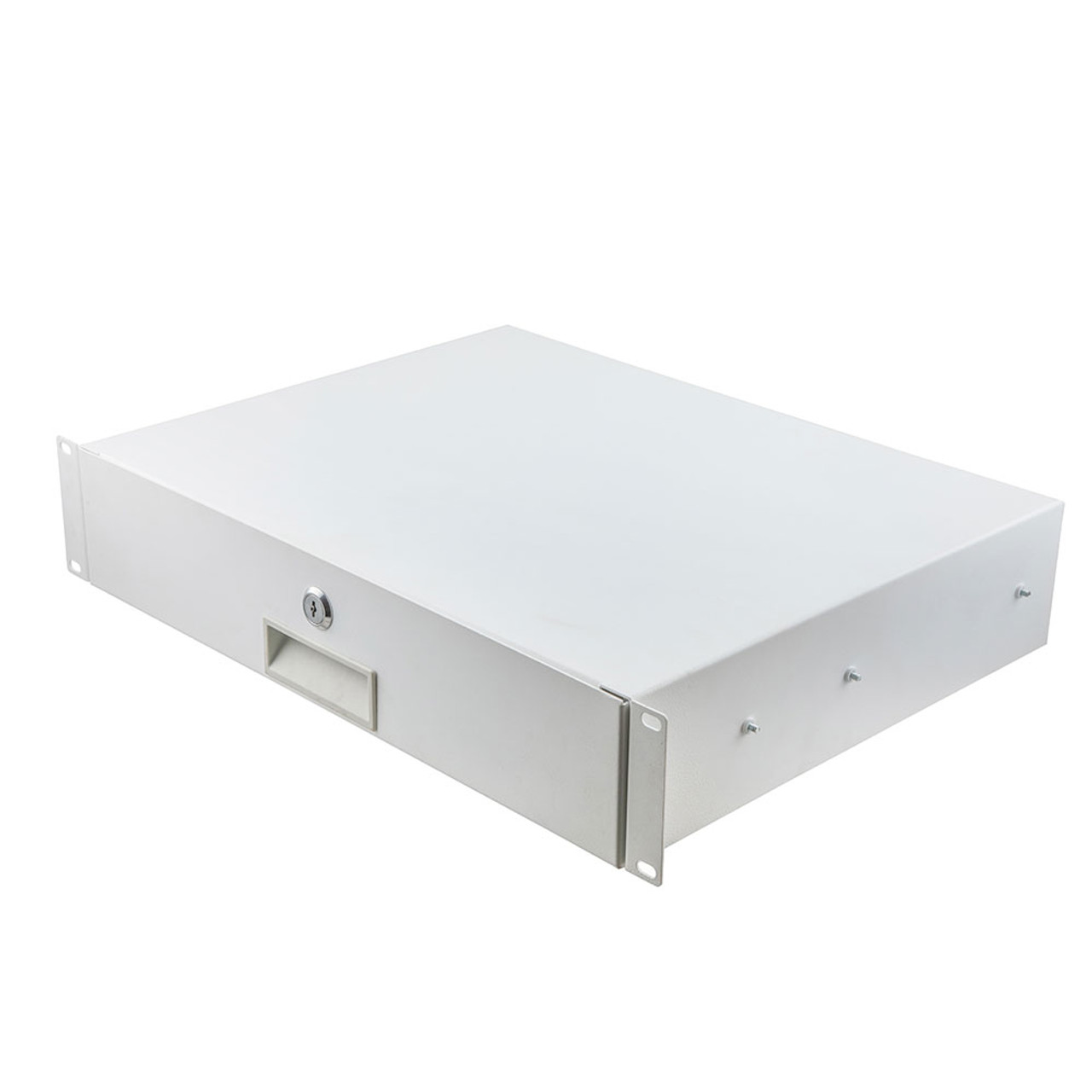 NavePoint 2U Rack Mount Drawer (RAL9003-Signal White)