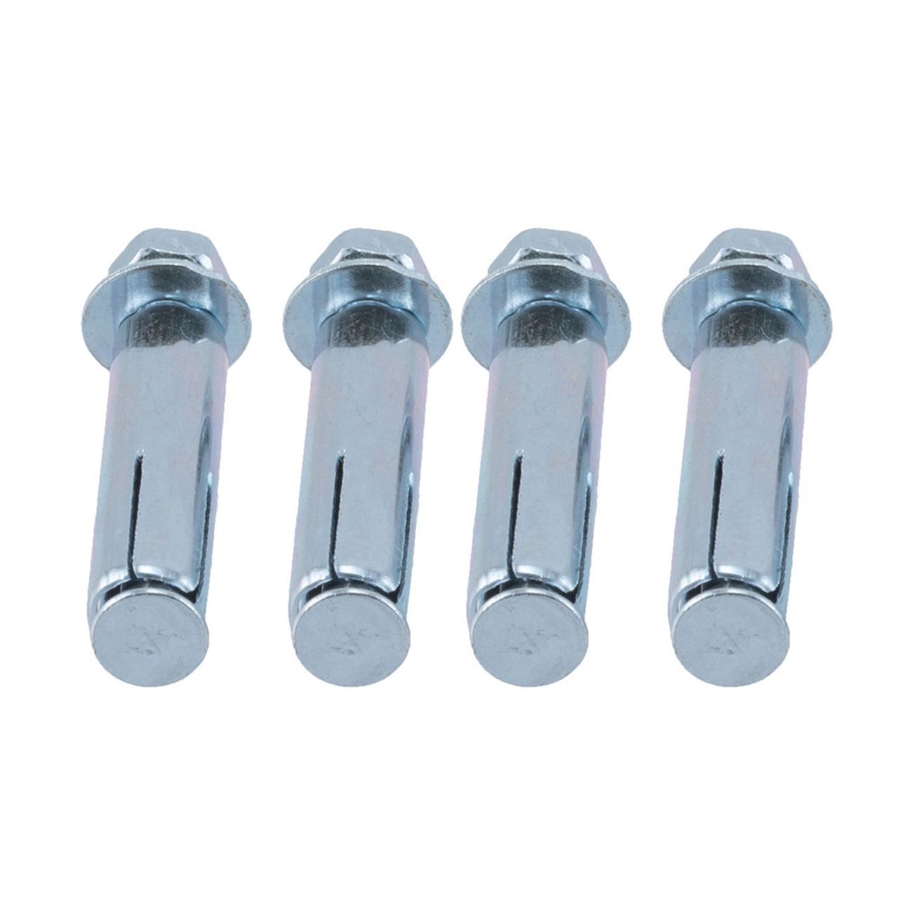 4 Pack, M6X12 Expansion Anchor Bolt, Galvanized  