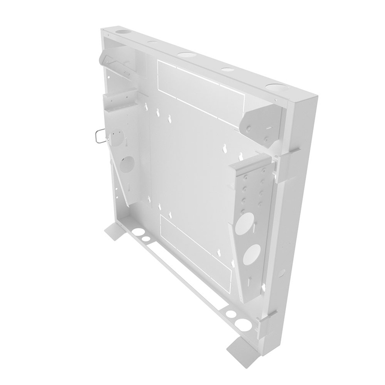 2U Vertical Wall Mount, 400mm (16 in), White