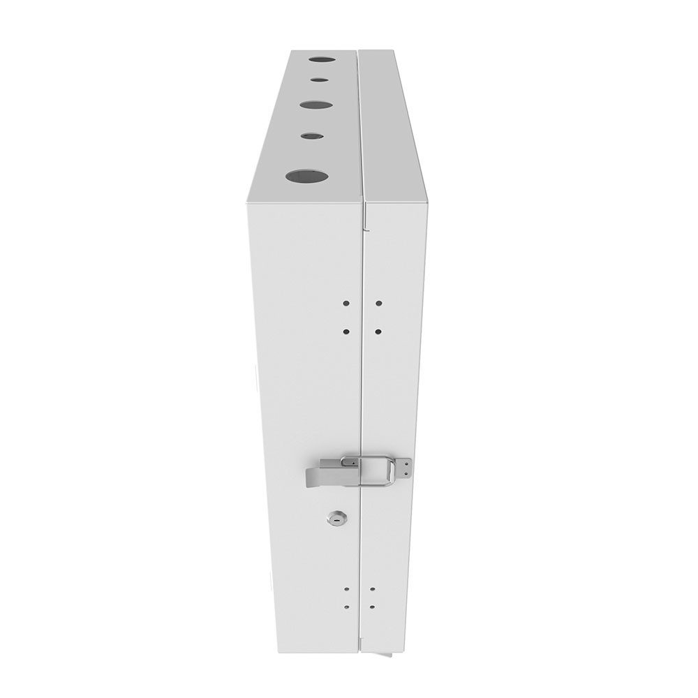 3U Vertical Wall Mount, 400mm (16 in), White