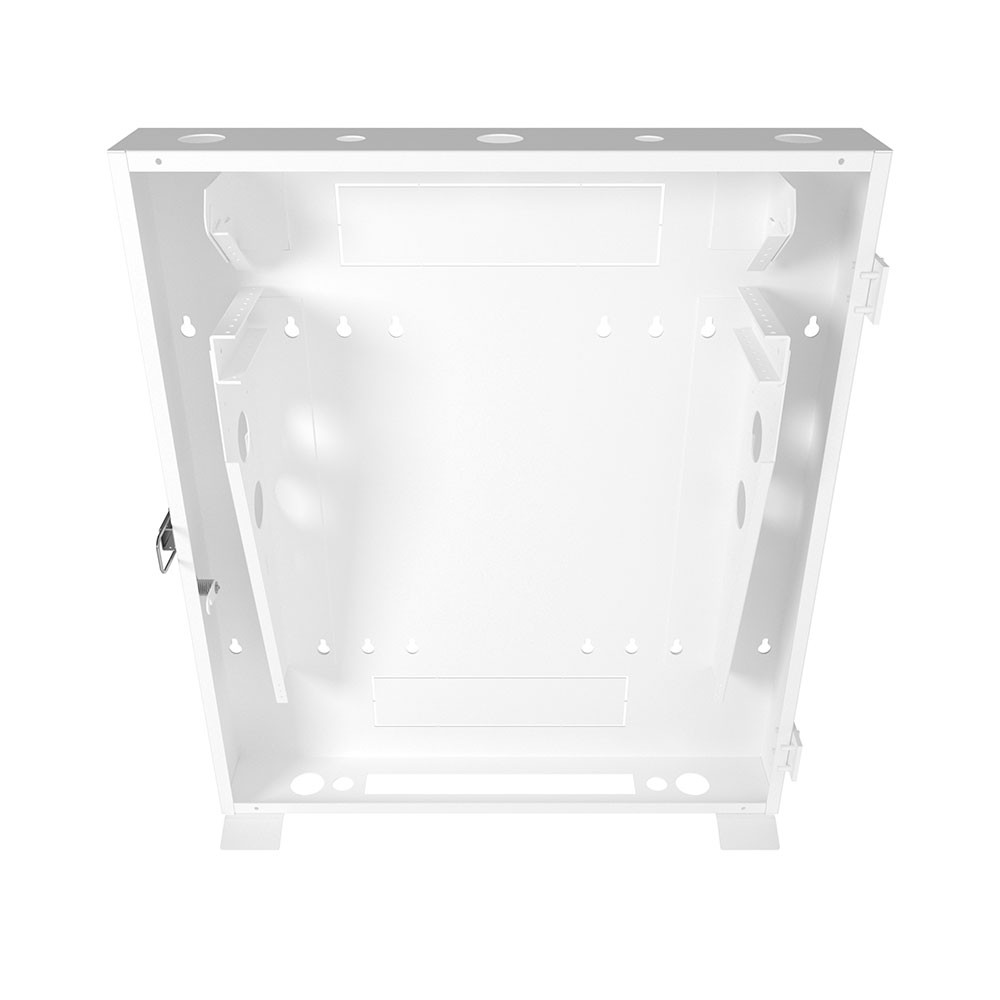 3U Vertical Wall Mount, 550mm (22 in), White