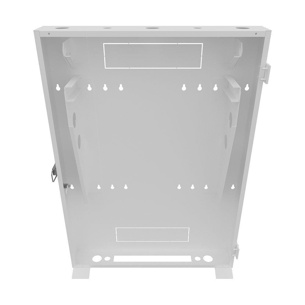3U Vertical Wall Mount, 700mm (28 in), White