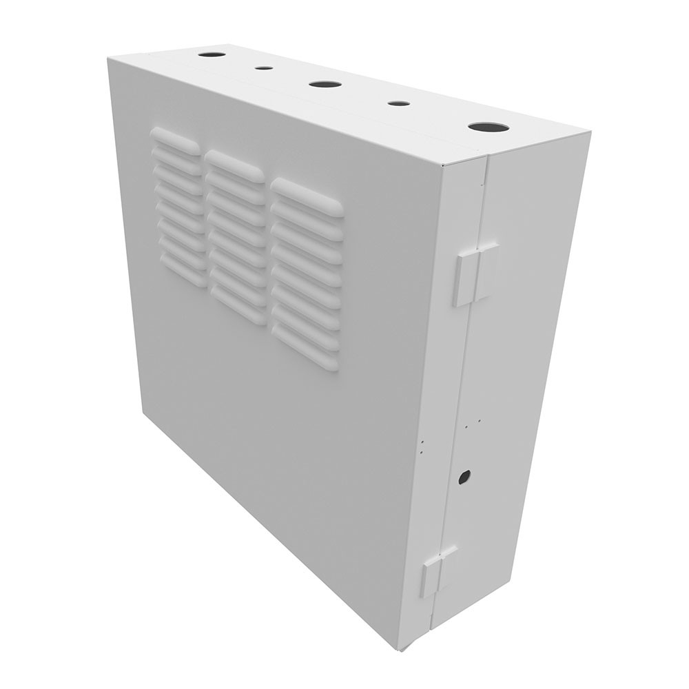 4U Vertical Wall Mount, 400mm (16 in), White