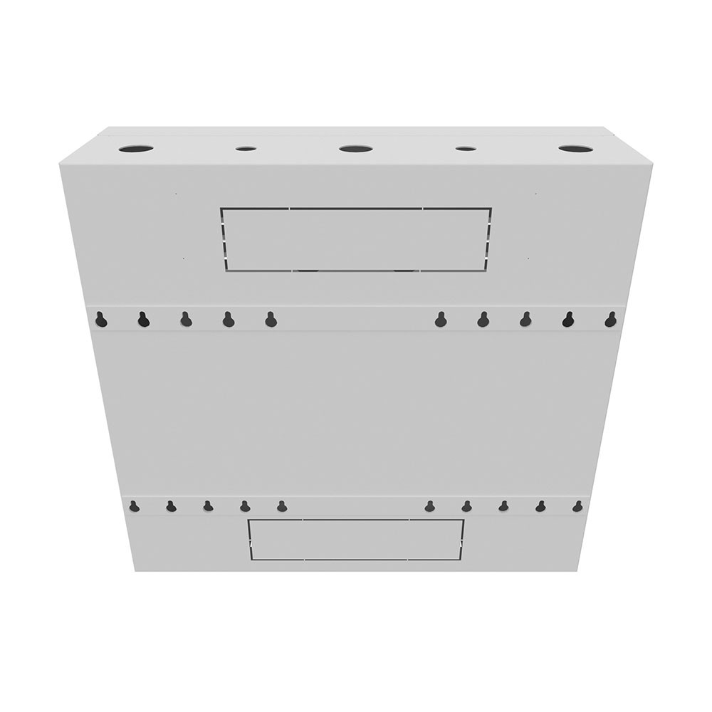 4U Vertical Wall Mount, 400mm (16 in), White