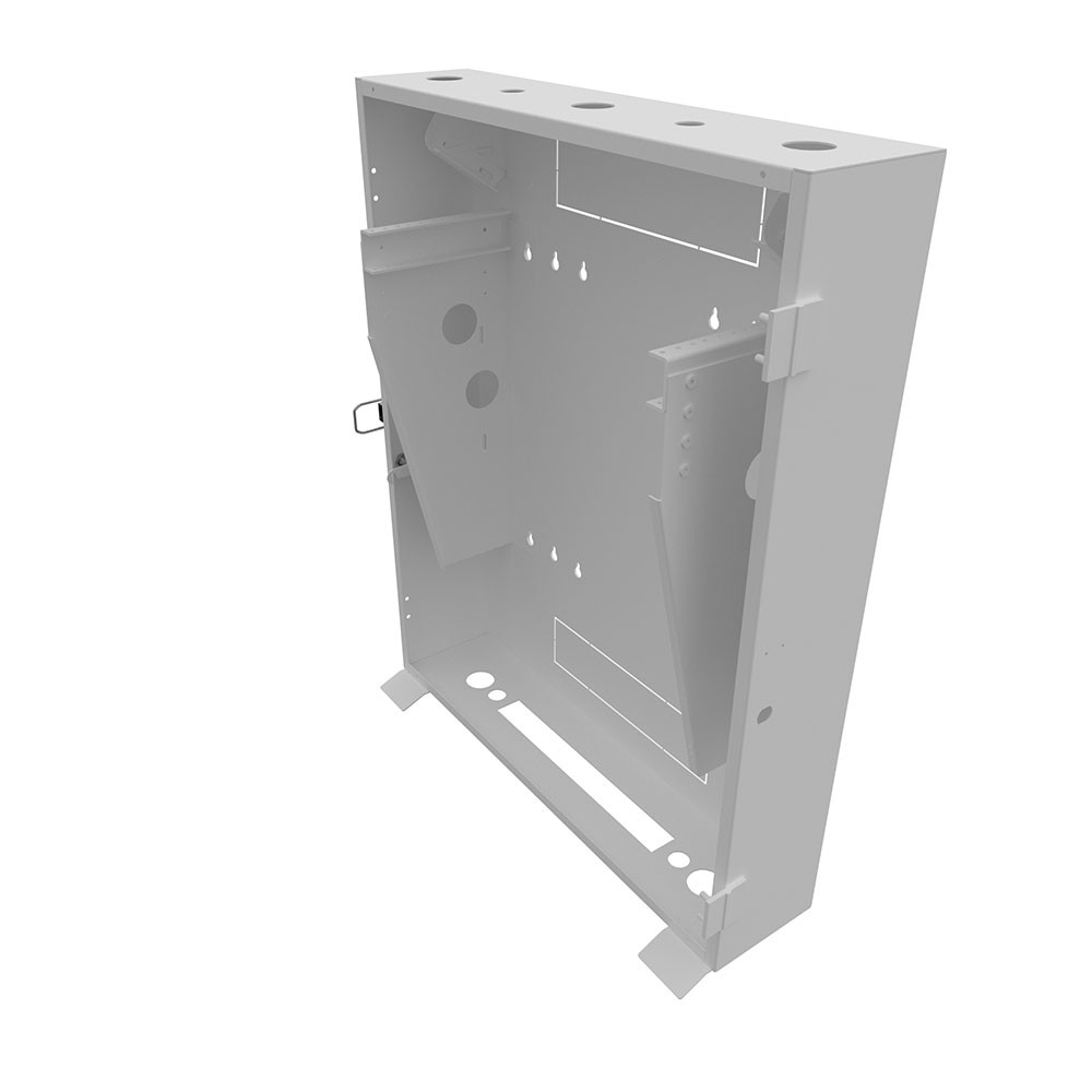 4U Vertical Wall Mount, 600mm (24 in), White