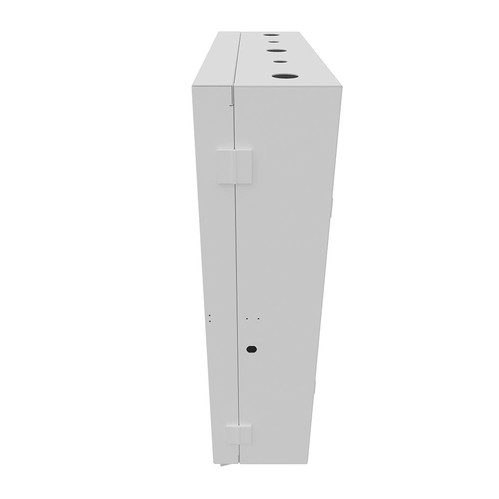 4U Vertical Wall Mount, 600mm (24 in), White