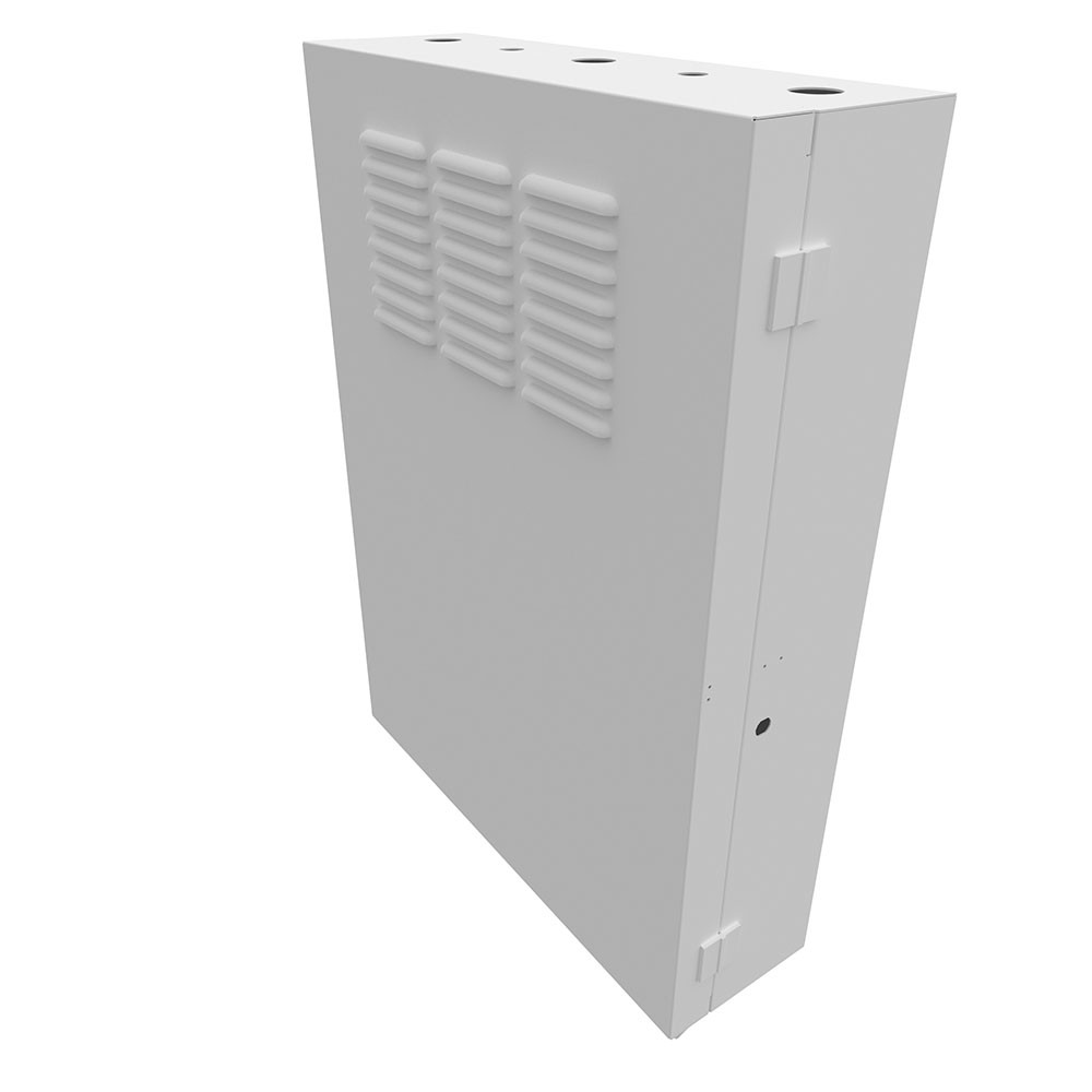 4U Vertical Wall Mount, 700mm (28 in), White