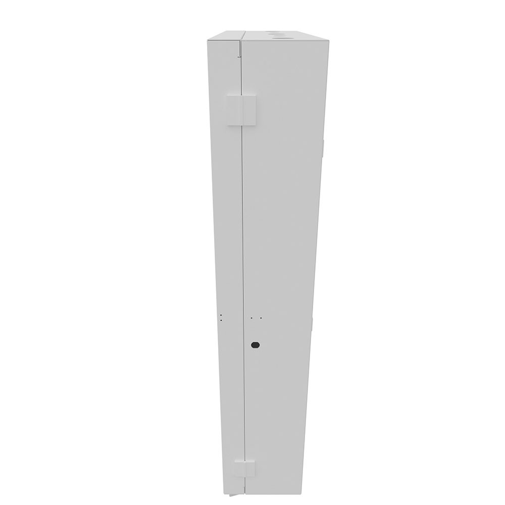 平棚 1490x300x250 4U Vertical Wall Mount, 900mm (36 in), White
