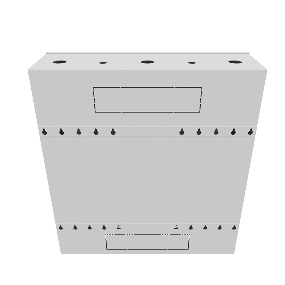 6U Vertical Wall Mount, 550mm (22 in), White