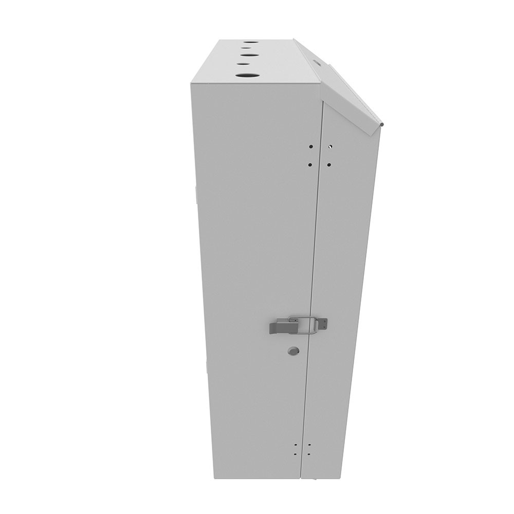 6U Vertical Wall Mount, 700mm (28 in), White