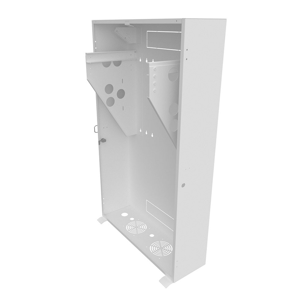 6U Vertical Wall Mount, 900mm (36 in), White