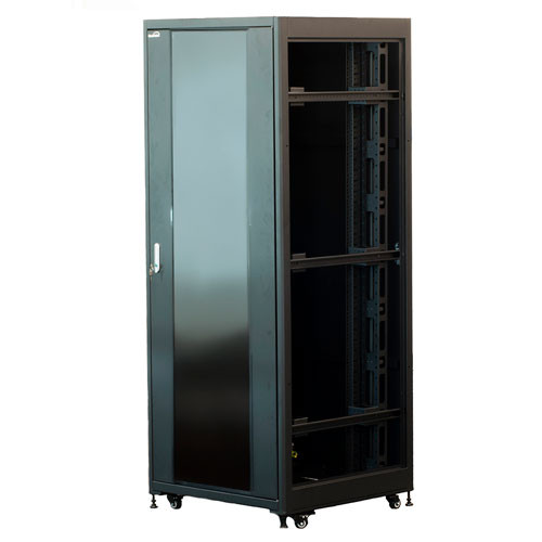 42U Network Cabinet, Quick Assembly, 23 in. Depth, Black