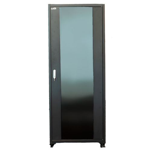 42U Network Cabinet, Quick Assembly, 23 in. Depth, Black