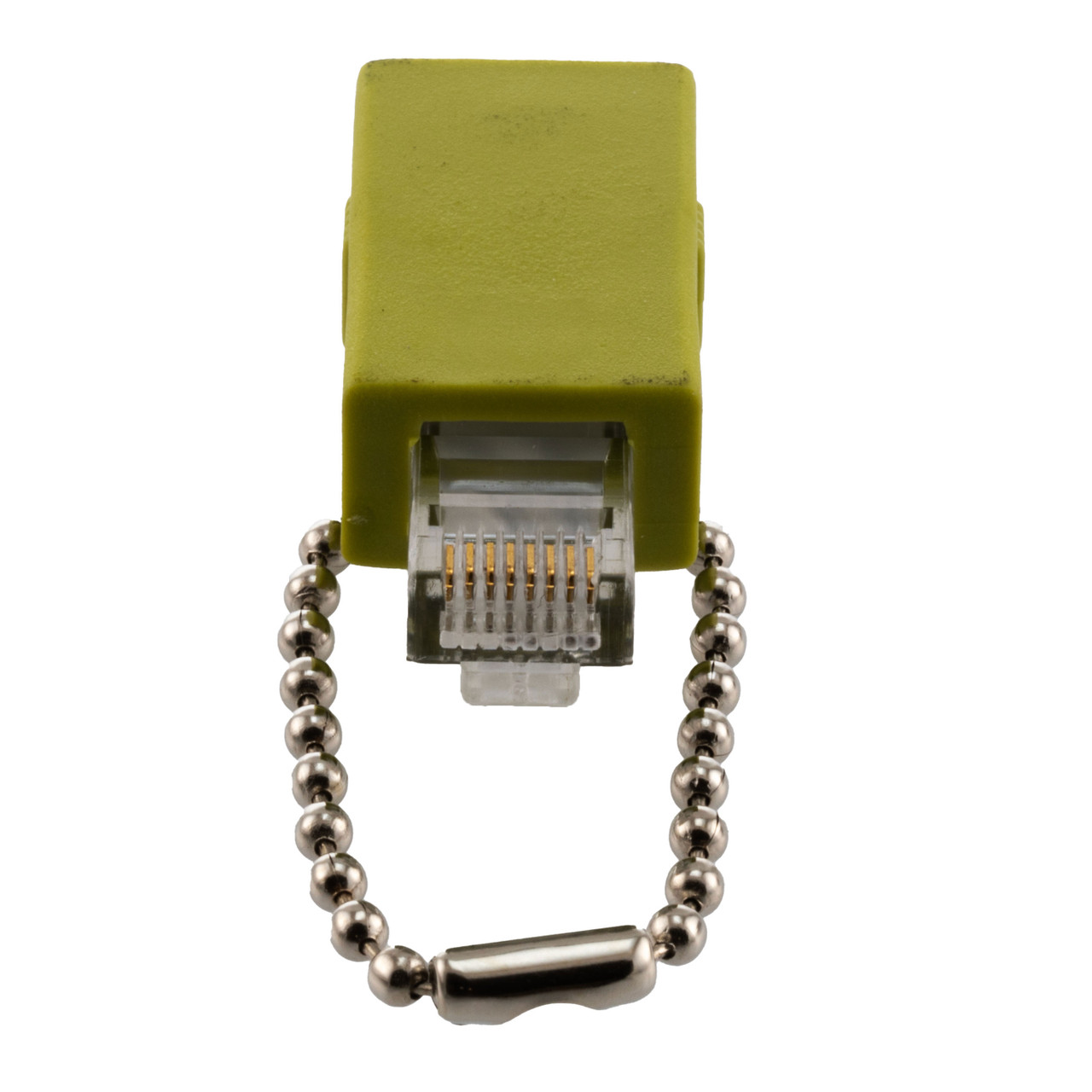 Loopback Adapter RJ48C Jack & RJ45 Male, Khaki Green