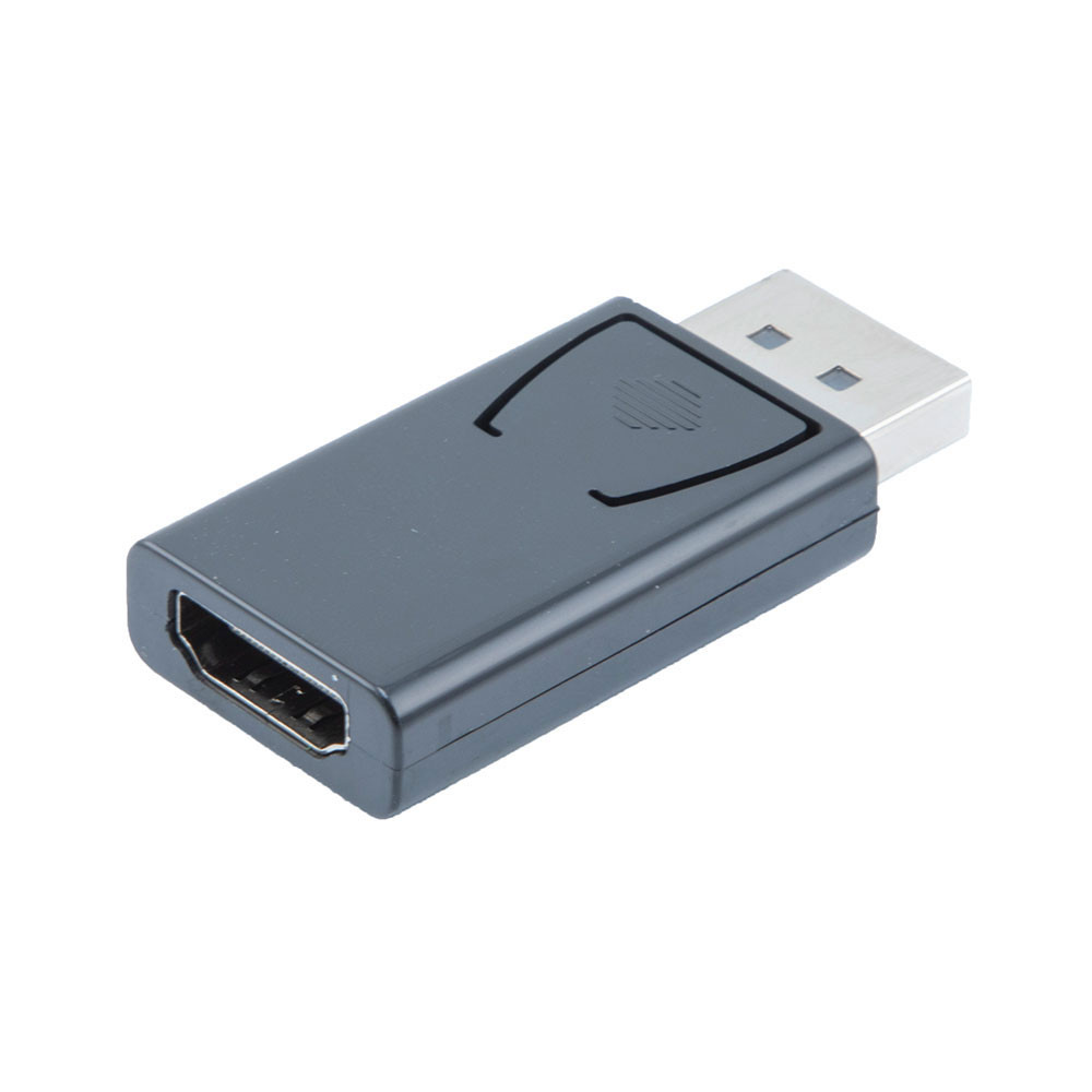 DisplayPort Male Plug to HDMI Female Jack, Coupler Adapter Convertor, 1080P at 60Hz