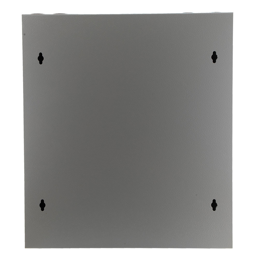 Fiber Enclosure Stainless Steel, 24 Ports, empty with splice tray and adapter panels