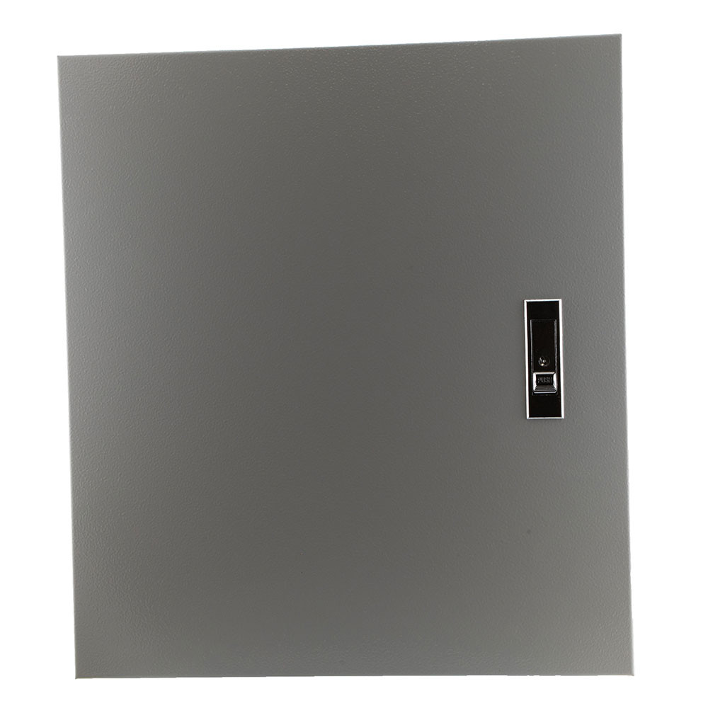 Fiber Enclosure Stainless Steel, 48 Ports, empty with splice tray and adapter panels