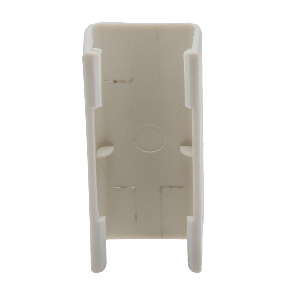 Raceway Splice Fitting 1.4x2.1cm, White