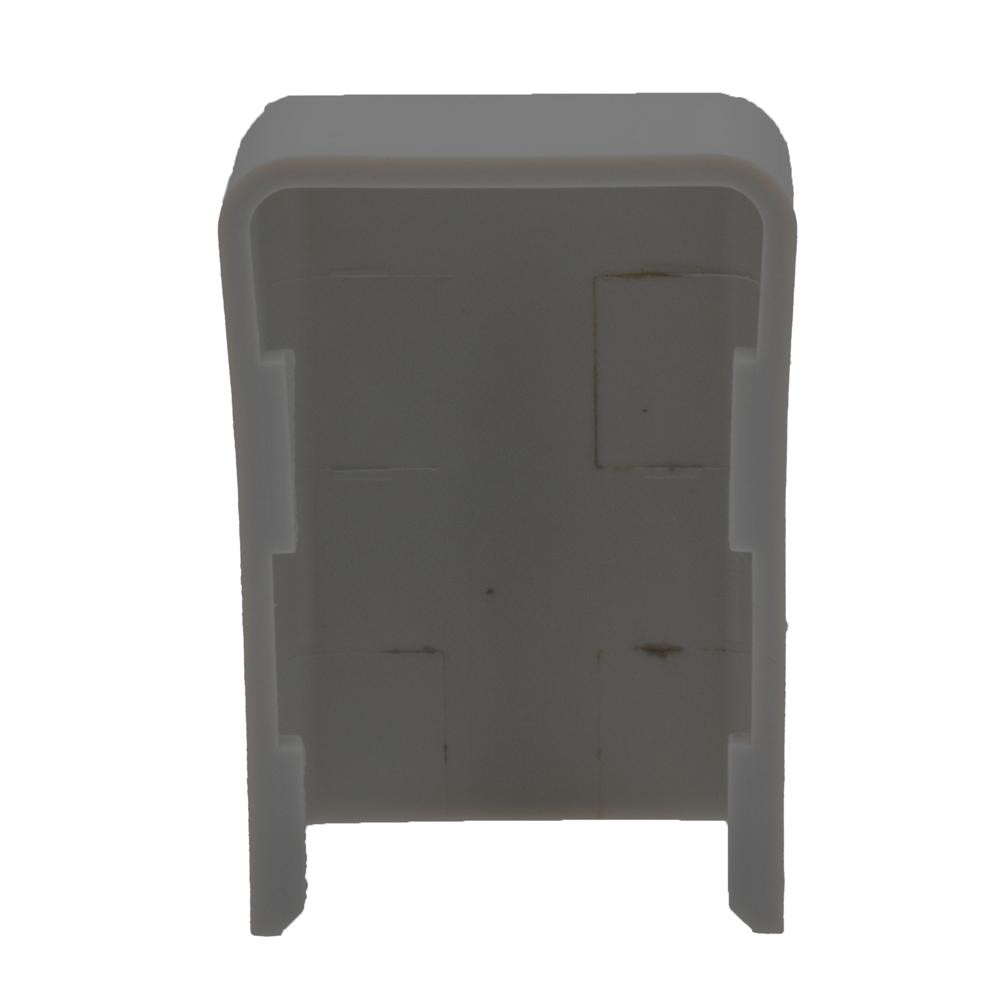 Raceway End Cap 2x3.5cm, Gray