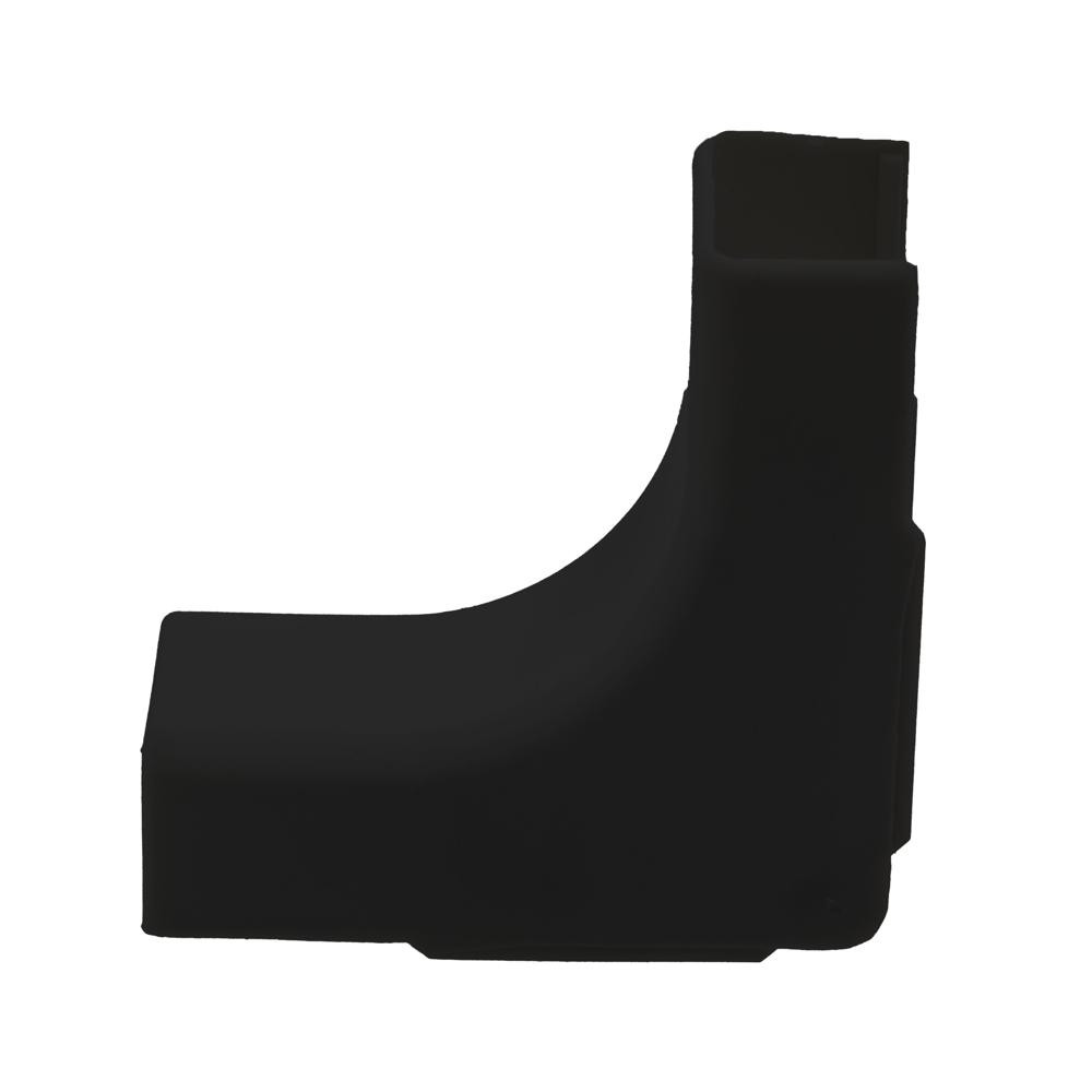 Raceway Inside Corner 1.4x2.1cm, Black