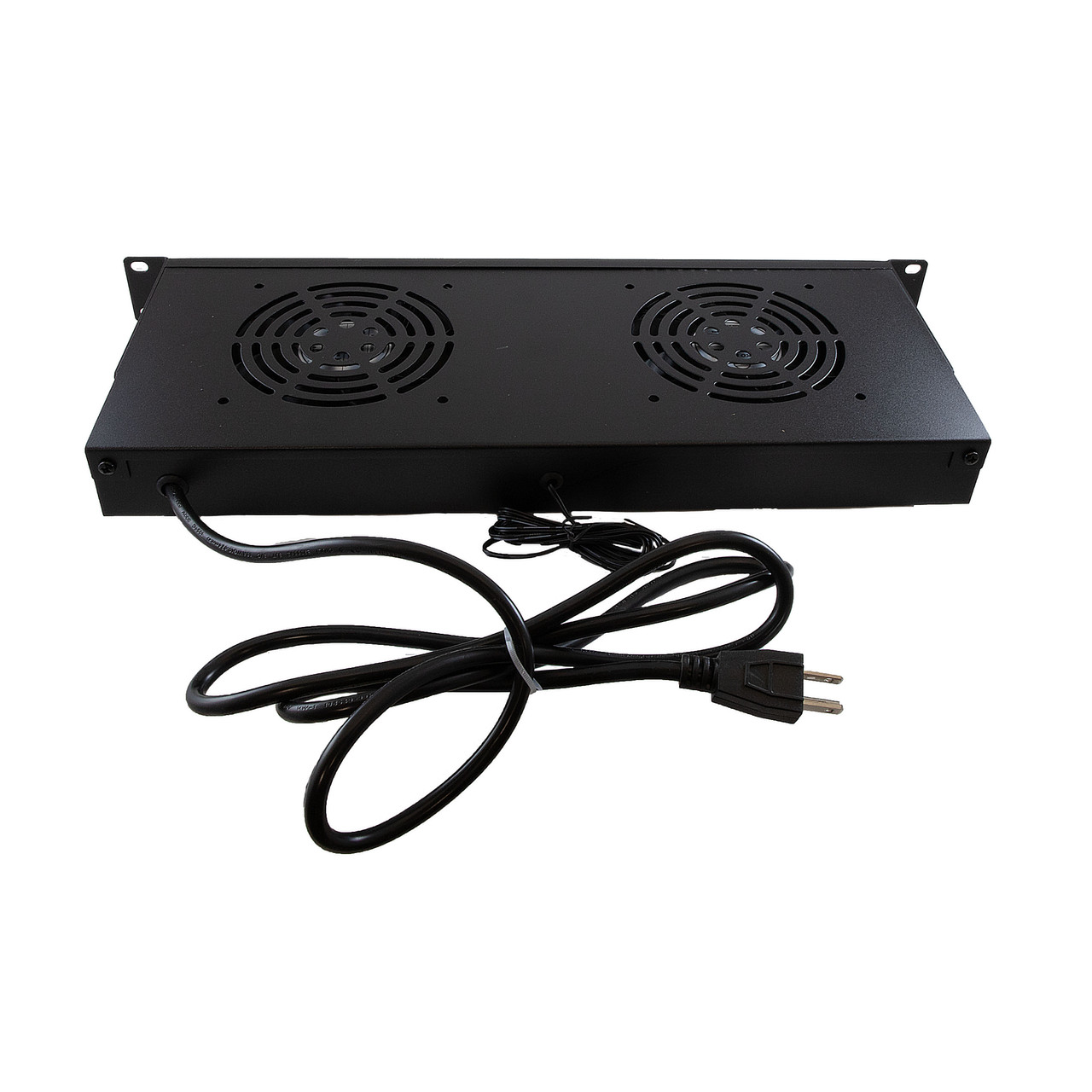 1U 110V AC/EC Two Fan Unit - UL Power Cord US, Thermostat