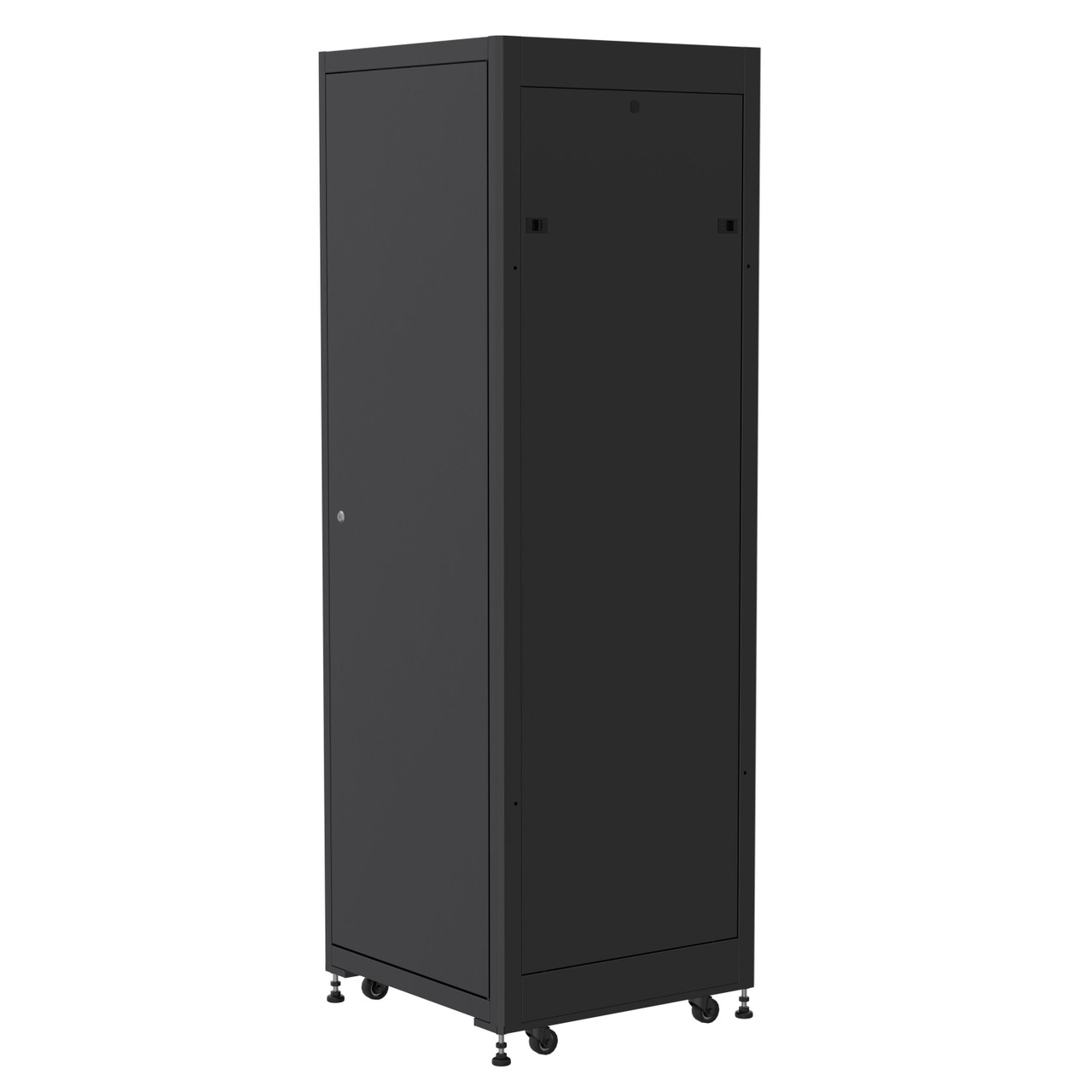 37U Network Cabinet, Quick Assembly, 23 in. depth, Black