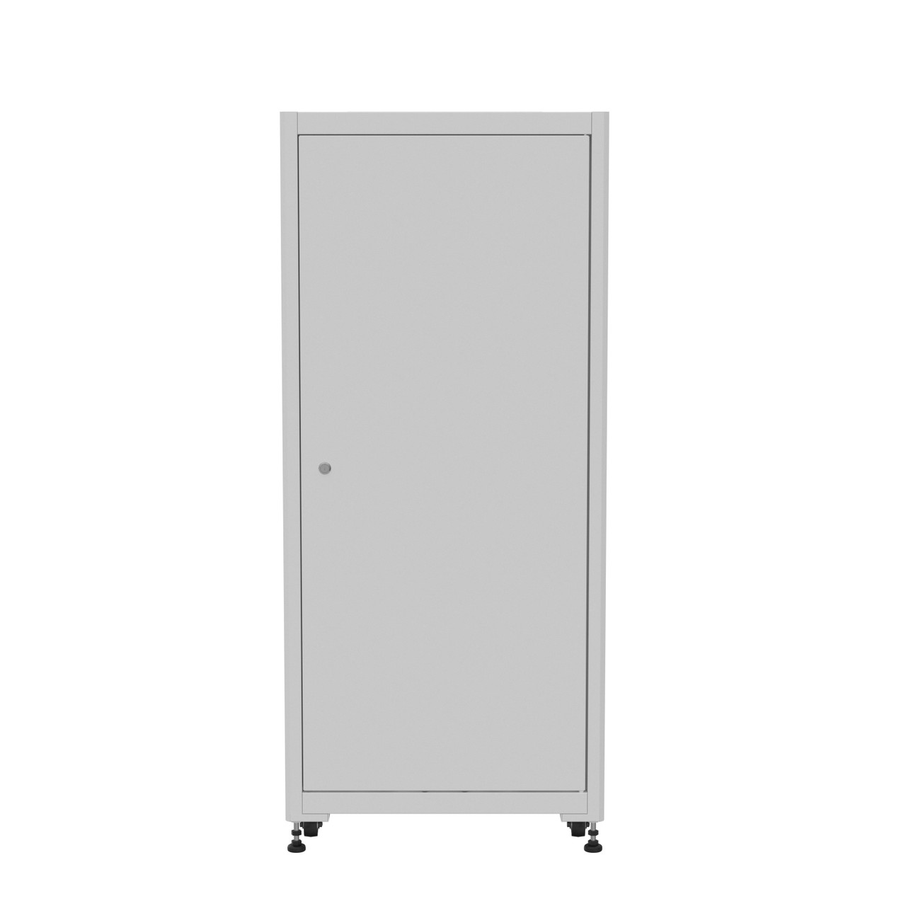 27U Network Cabinet, Quick Assembly, 23 in. depth, Signal White