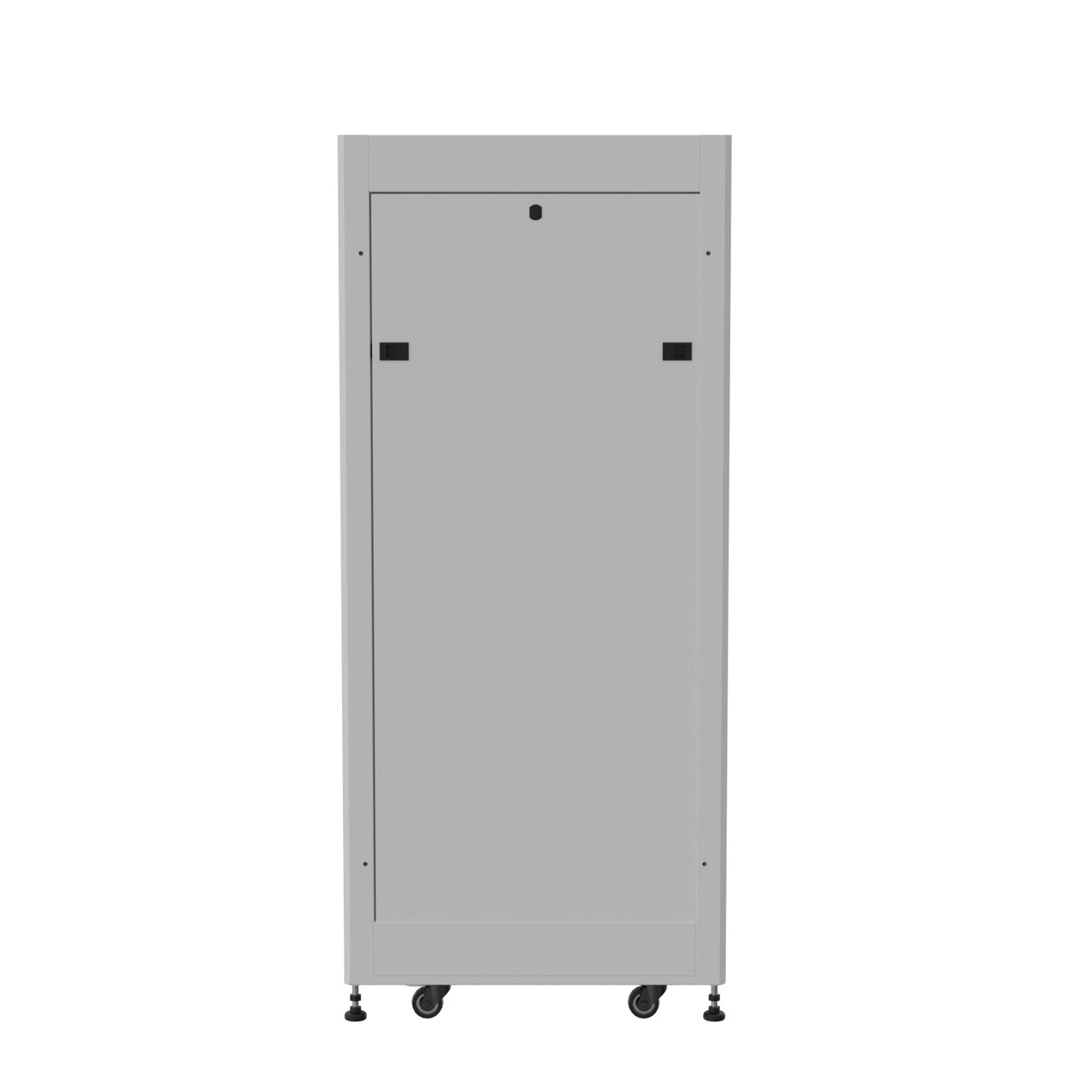 27U Network Cabinet, Quick Assembly, 23 in. depth, Signal White