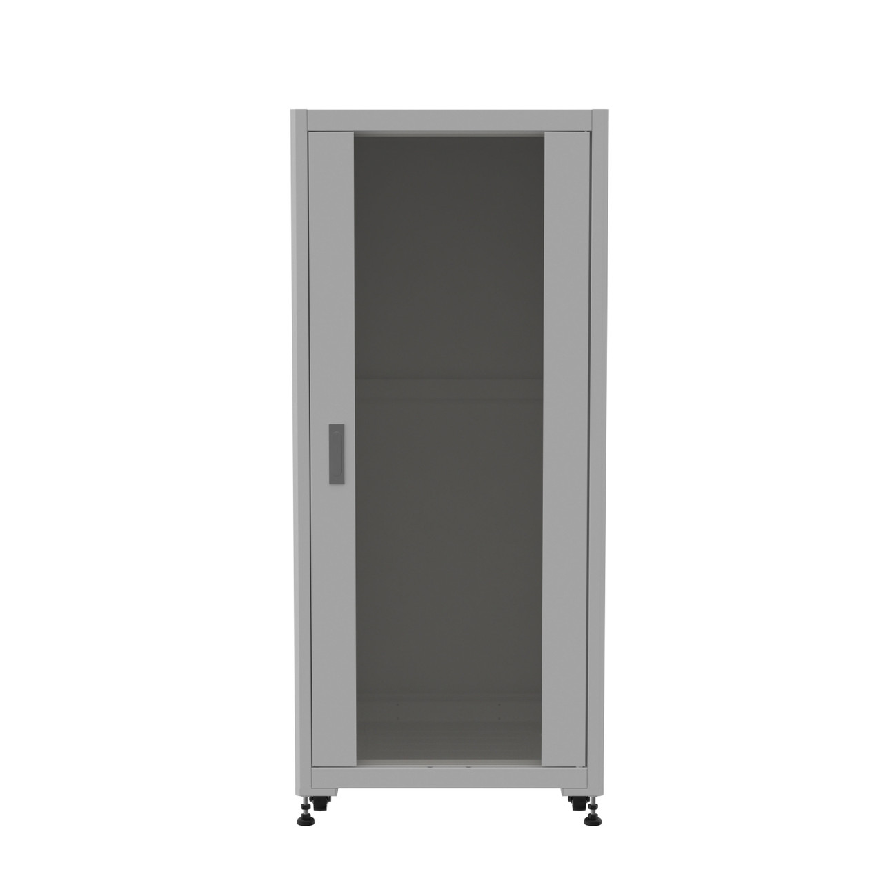 27U Network Cabinet, Quick Assembly, 23 in. depth, Signal White